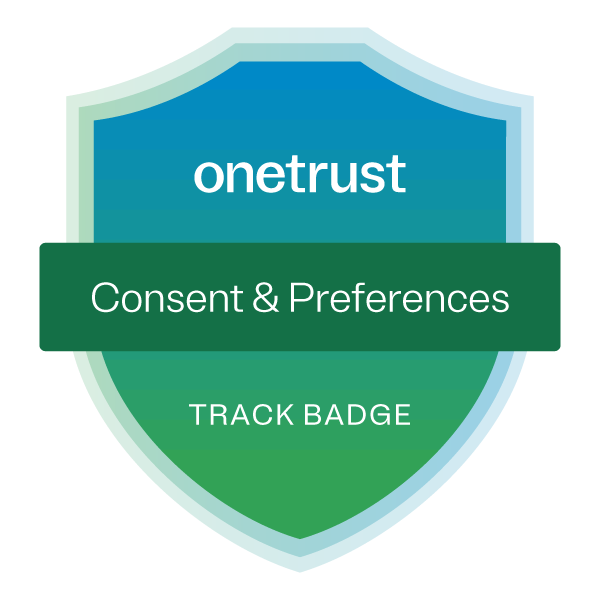 OneTrust Consent & Preferences Track Badge